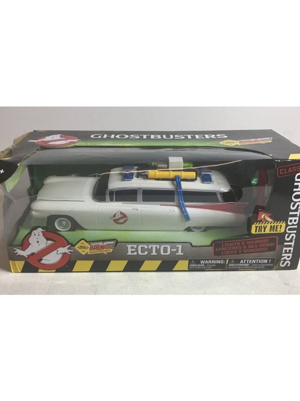 GHOSTBUSTERS ECTO-1 CAR VEHICLE 14"  - NKOK 6612 - 2016 -new In Box Unopened